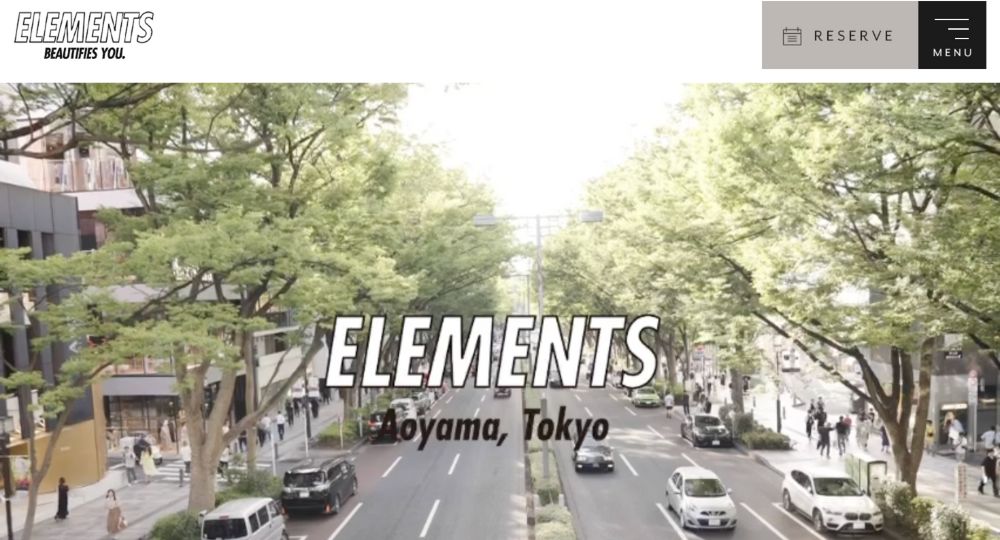 表参道のメンズ美容室ELEMENTS（エレメンツ）髪質改善 縮毛矯正 美容室 表参道