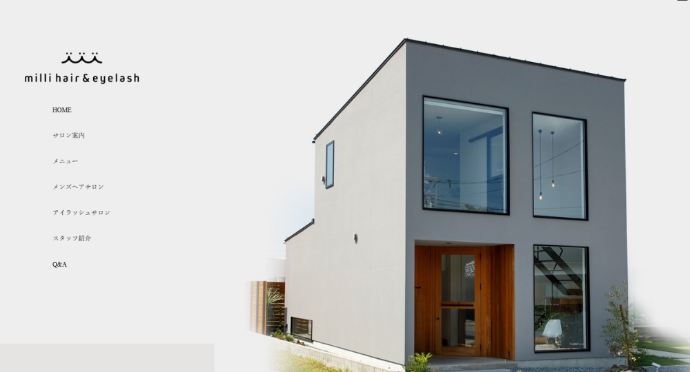 鳥取のメンズ美容室milli hair&eyelash （ミリ ヘアアンドアイラッシュ）